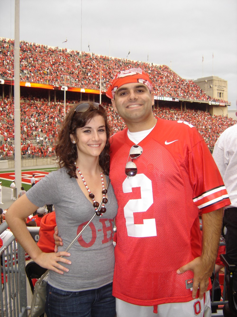 Phil & I 2010 celebrating 1 year of meeting each other