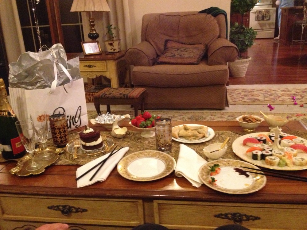 Our engagement spread courtesy of my mother