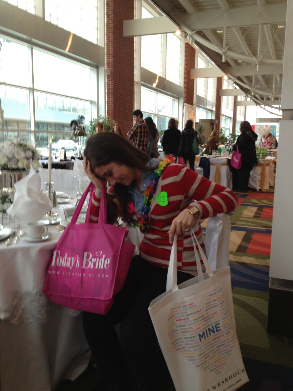 So many booths...so overwhelmed