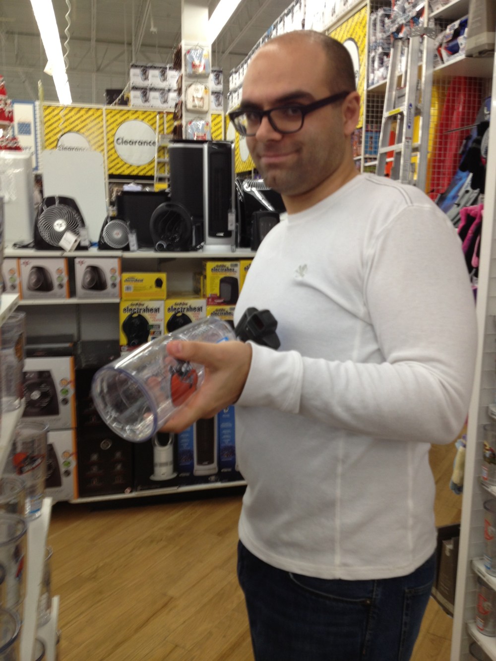 Phil scanning like a wild man