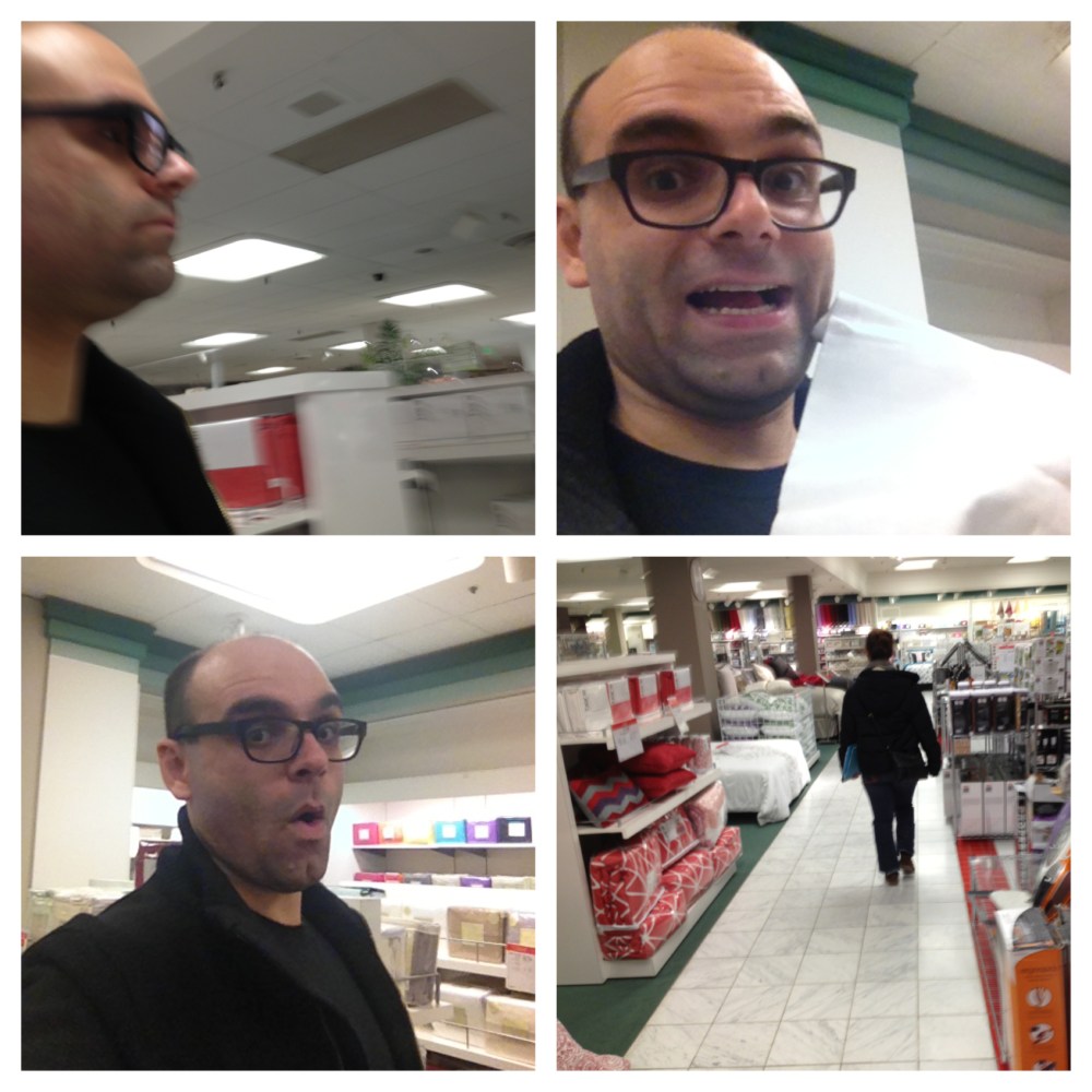 This is what happens when Phil has a camera in his hands at Macy's
