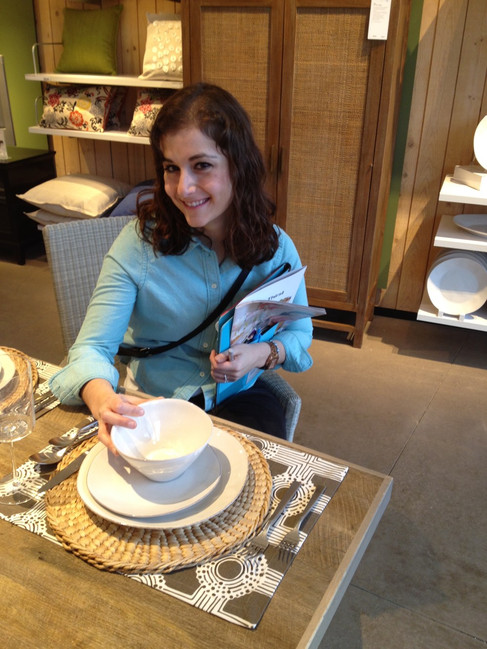 Me with our everyday dishes