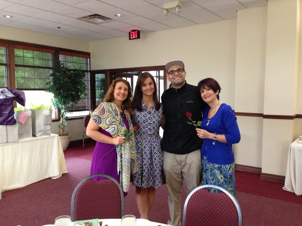 Phil and I with our Mothers